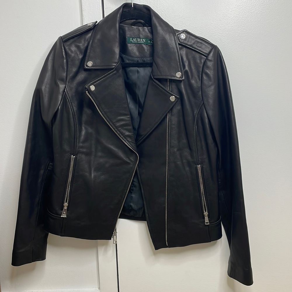 Lauren Ralph Lauren Leather Jacket NWOT